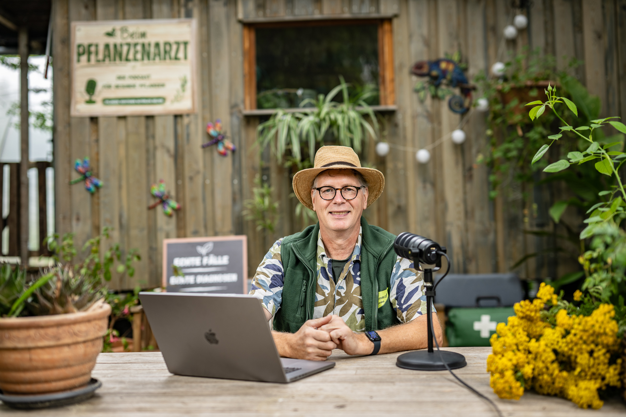 Bauwagen Podcast beim Pflanzenarzt Rene Wadas